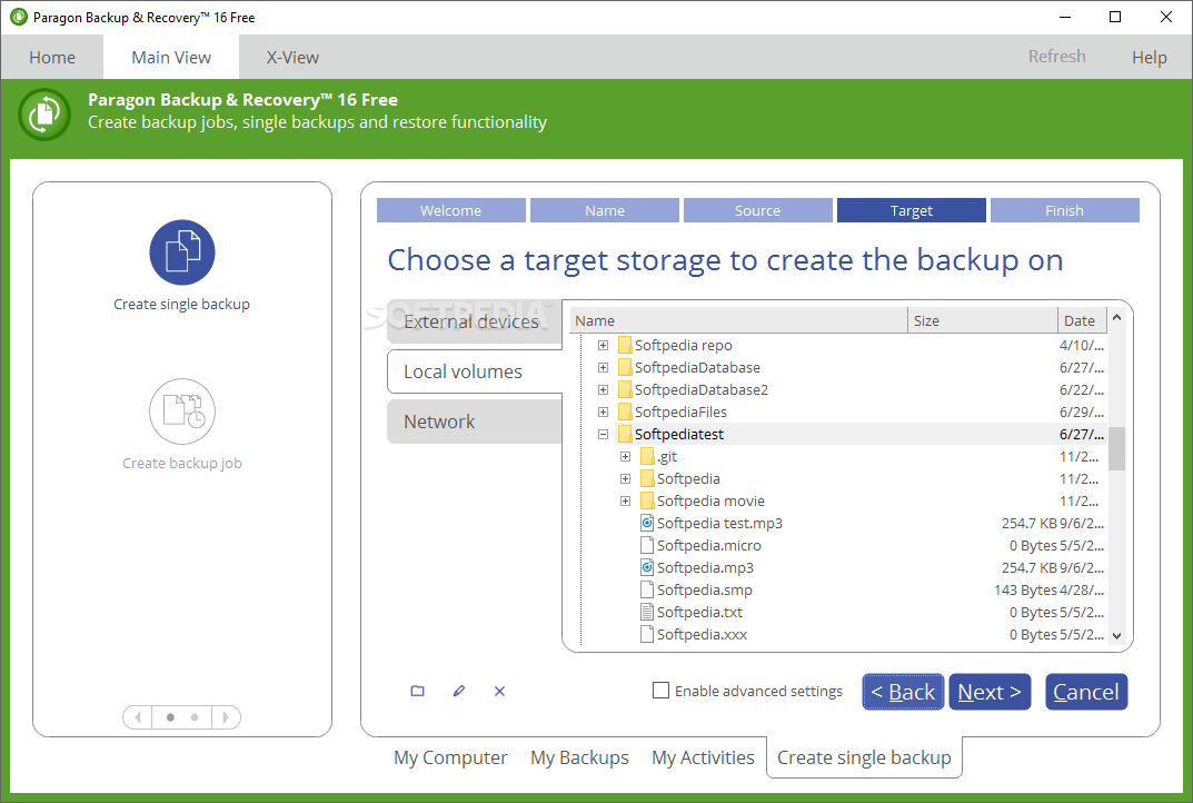 Paragon Backup & Recovery 16 Free Edition